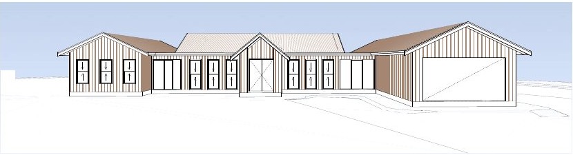 Braidwood house elevation render