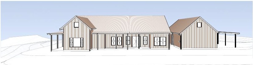 Rothbury house elevation render